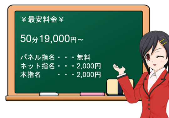 ACEの料金表