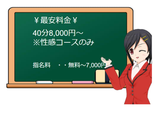 大阪エステ性感研究所の料金表