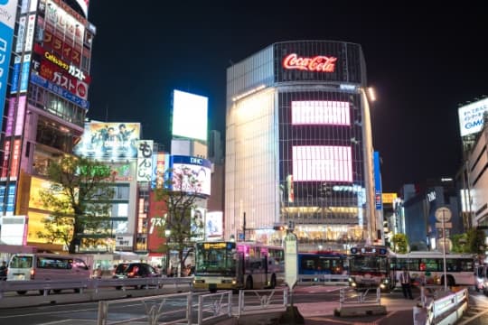 夜の渋谷