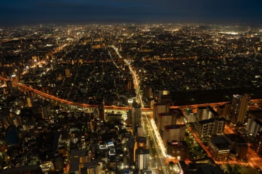 大阪の夜景