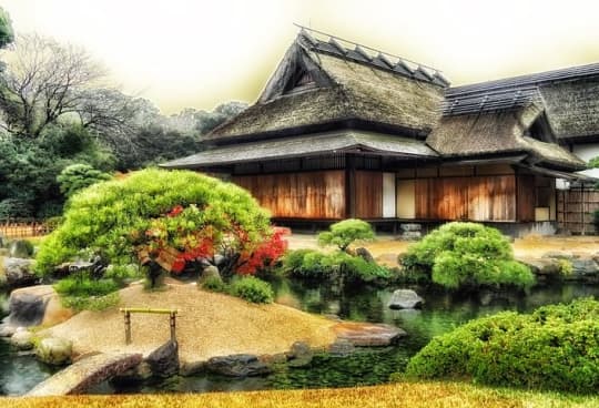 岡山の民家