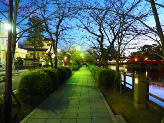 夜の小田原