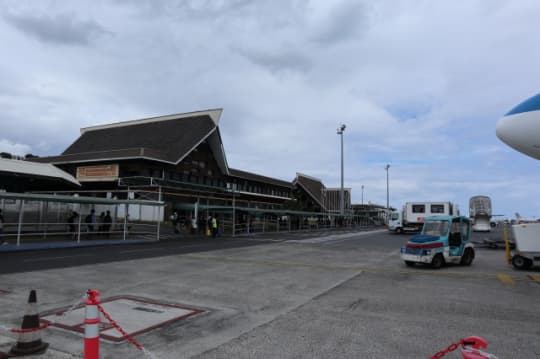 ファアア国際空港の駐機場