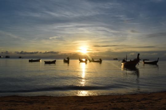 タオ島の夕日