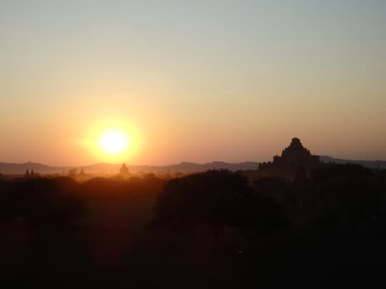 バガンの夕日