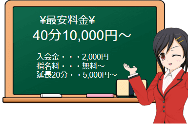 渋谷奥様発情の会の料金表