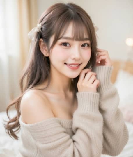 パンツを脱ぐ女性