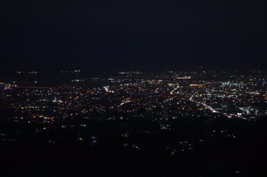 トップスから見たセブ島の夜景