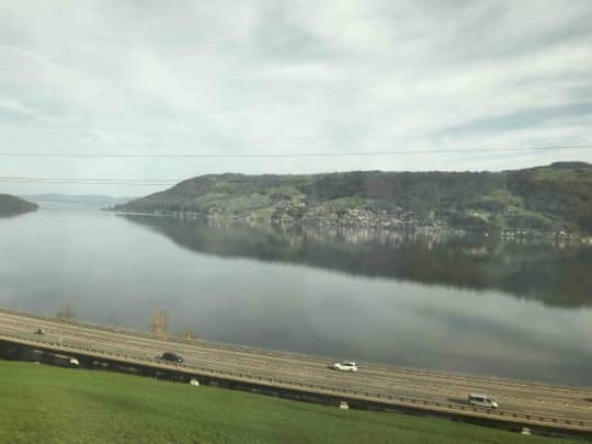 天気が悪い日のスイス