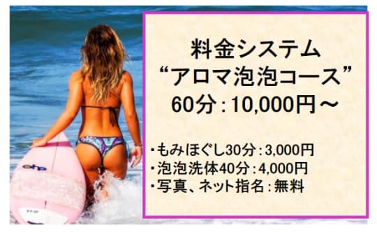 蝶の料金表