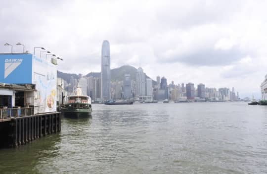 香港島の風景