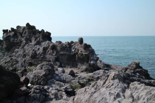 十六羅漢岩　日本海