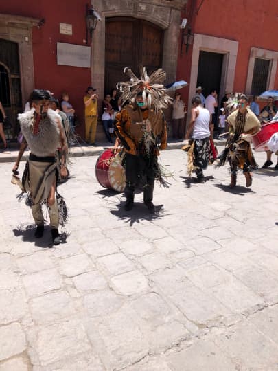 メキシコの先住民パレード