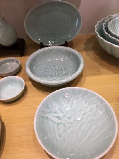 安達窯青磁お皿