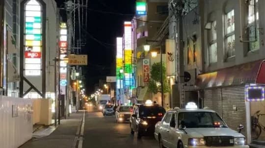 福島_夜_繁華街