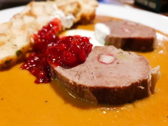 Svíčkováのステーキ