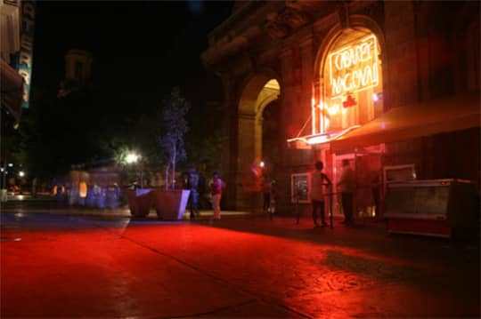 ハバナ市内にて