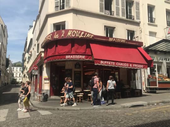 パリ　Café des Deux Moulins