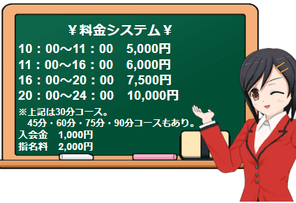 ビジョルナの料金表