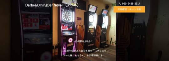 Darts&Dining Bar Novel(ダーツ アンド ダイニングバー ノベル)
