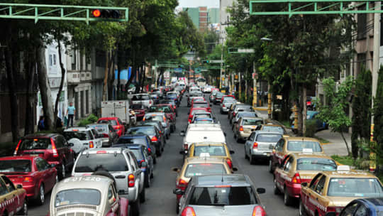 メキシコの渋滞