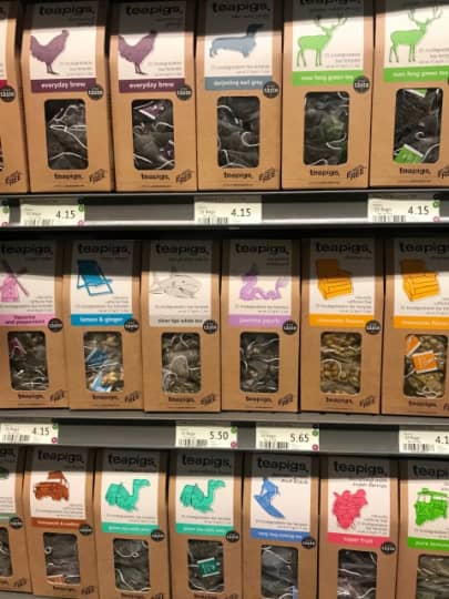 ハーブティーも含めて、こんなに種類があります！