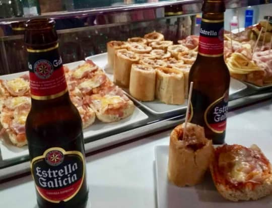 スペインのビール　エストレージャガリシア