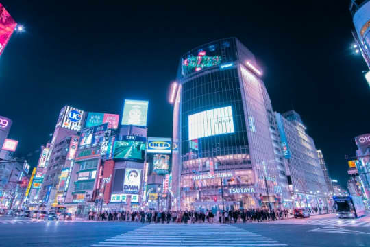 夜の渋谷