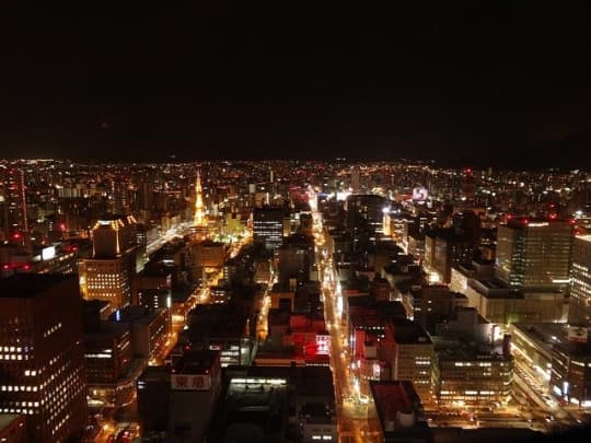 札幌の夜景