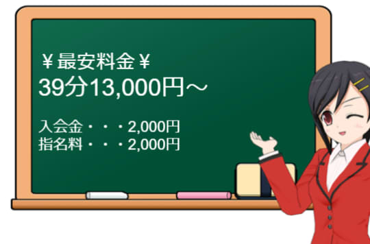 クラブマリアの料金表