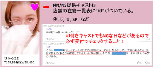  NN/NS嬢の見分け方