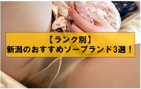 新潟のおすすめソープランド3選！