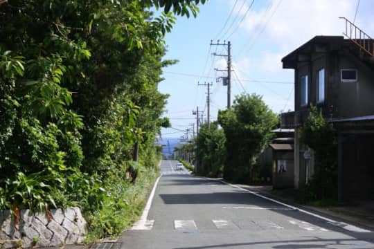 八丈島の街並み