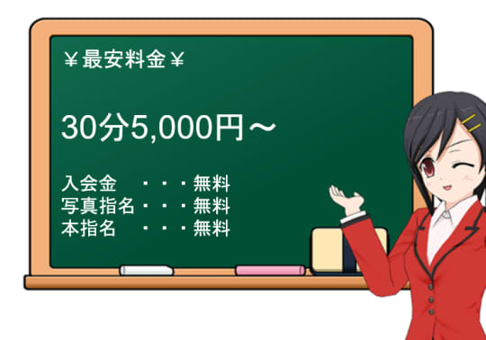 【艶女美人】の料金表