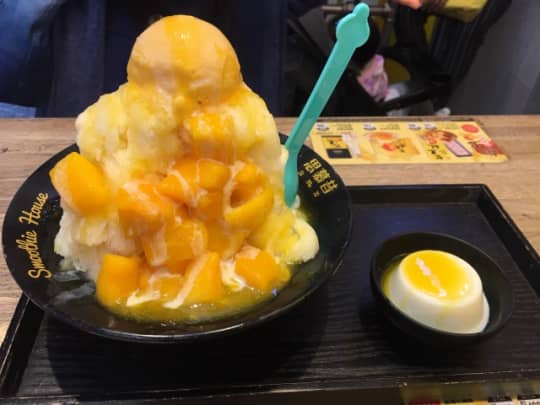永康街マンゴーアイス