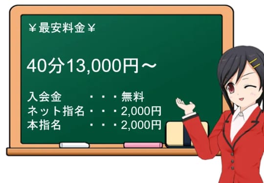 【艶妻】の料金表