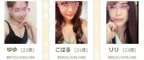 美人ハウスの在籍嬢