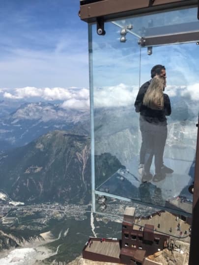 エギーユデュミディ　スケルトン展望台