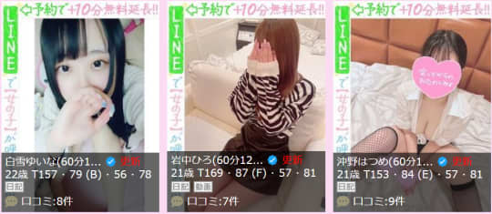 ラブココ名古屋本店の女の子