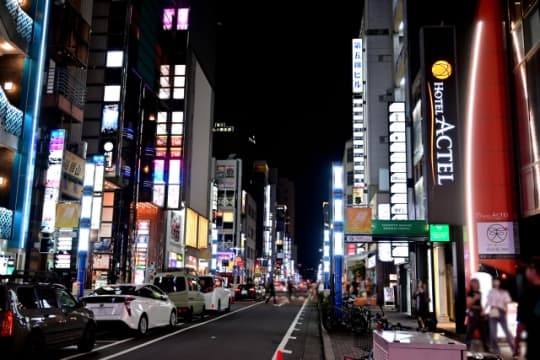 夜の名古屋