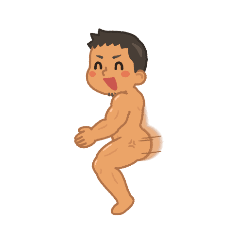 男性裸