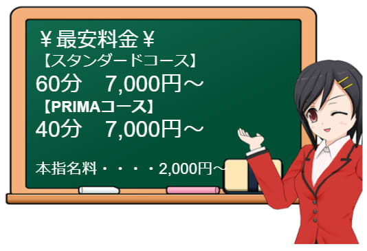 プレイマドンナの料金表