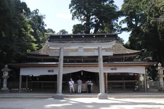 鹿島神宮の拝殿