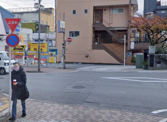 熱海市の交差点