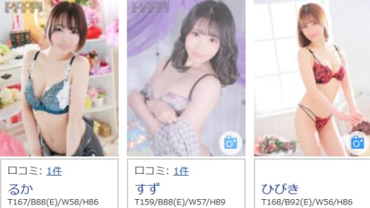 在籍女の子の傾向