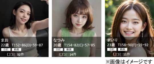 女性の画像