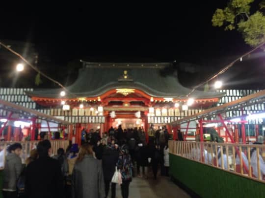 生田神社夜