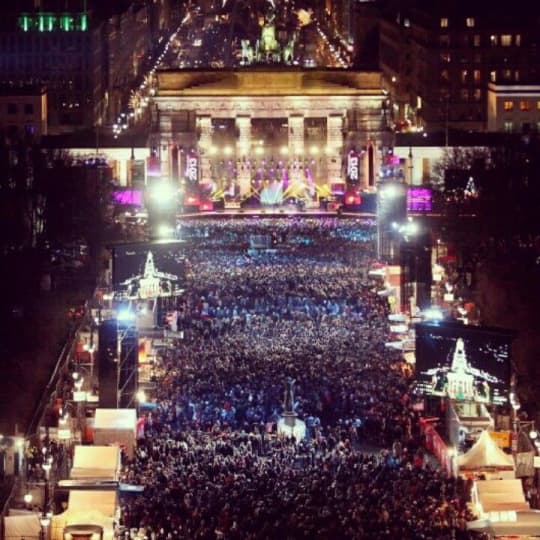 カウントダウンの様子