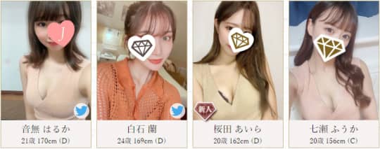 アロマジュエルズの在籍一覧画像