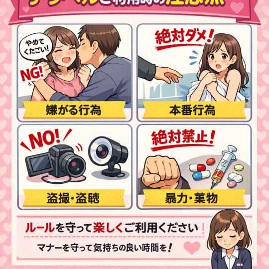 デリヘル　どこまで　注意点